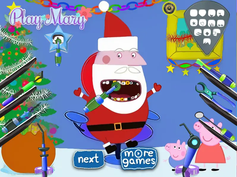 Peppa's Santa Dental Care