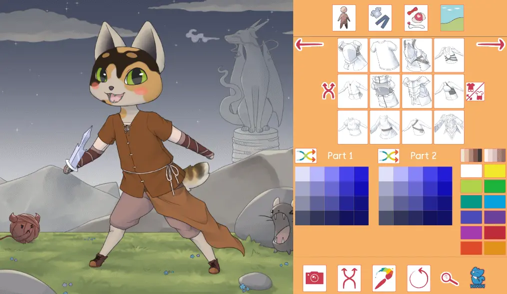 Cat Adventurer Dollmaker