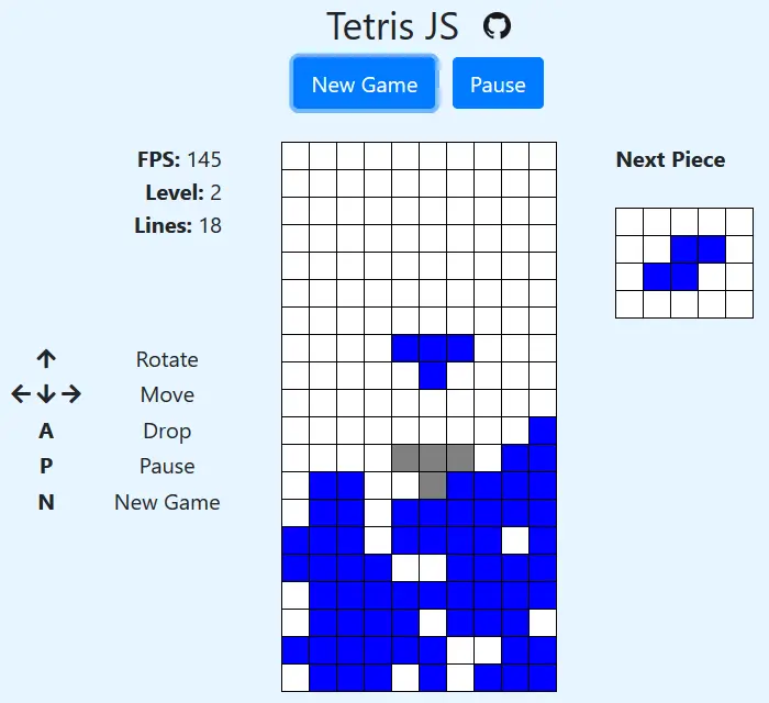 Tetris JS