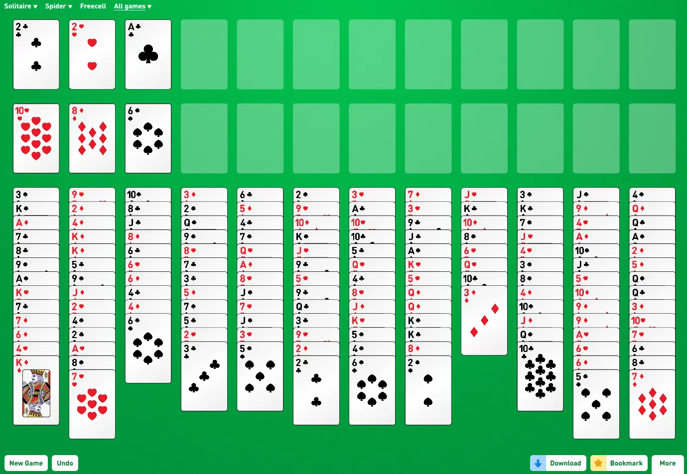 FreeCell Three Deck