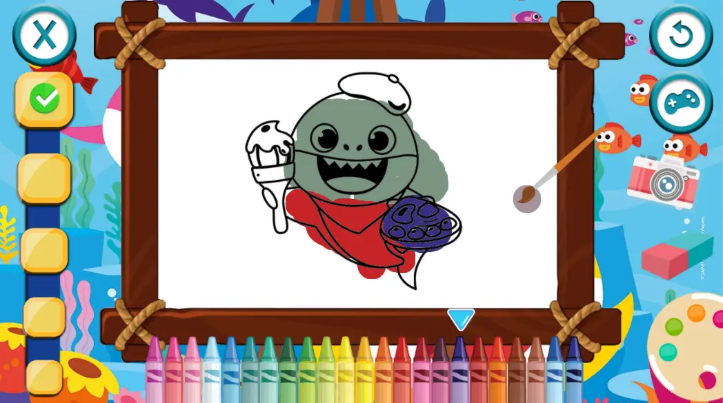 Baby Shark Coloring