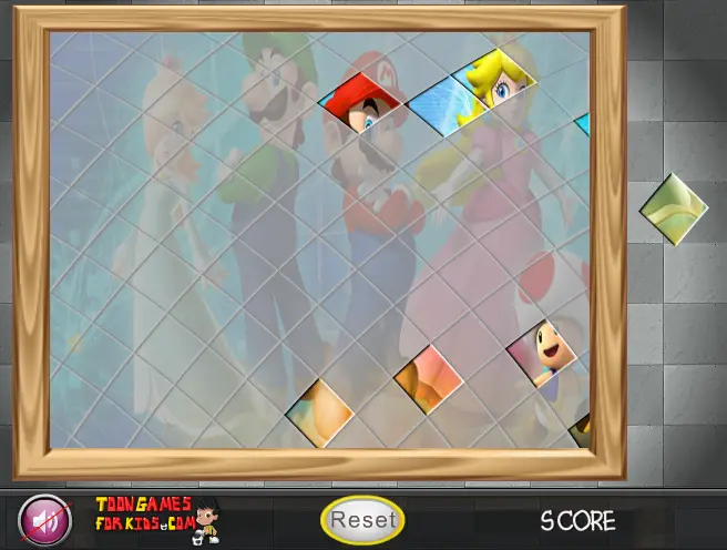 Sort My Tiles Mario Luigi Rosalina Peach