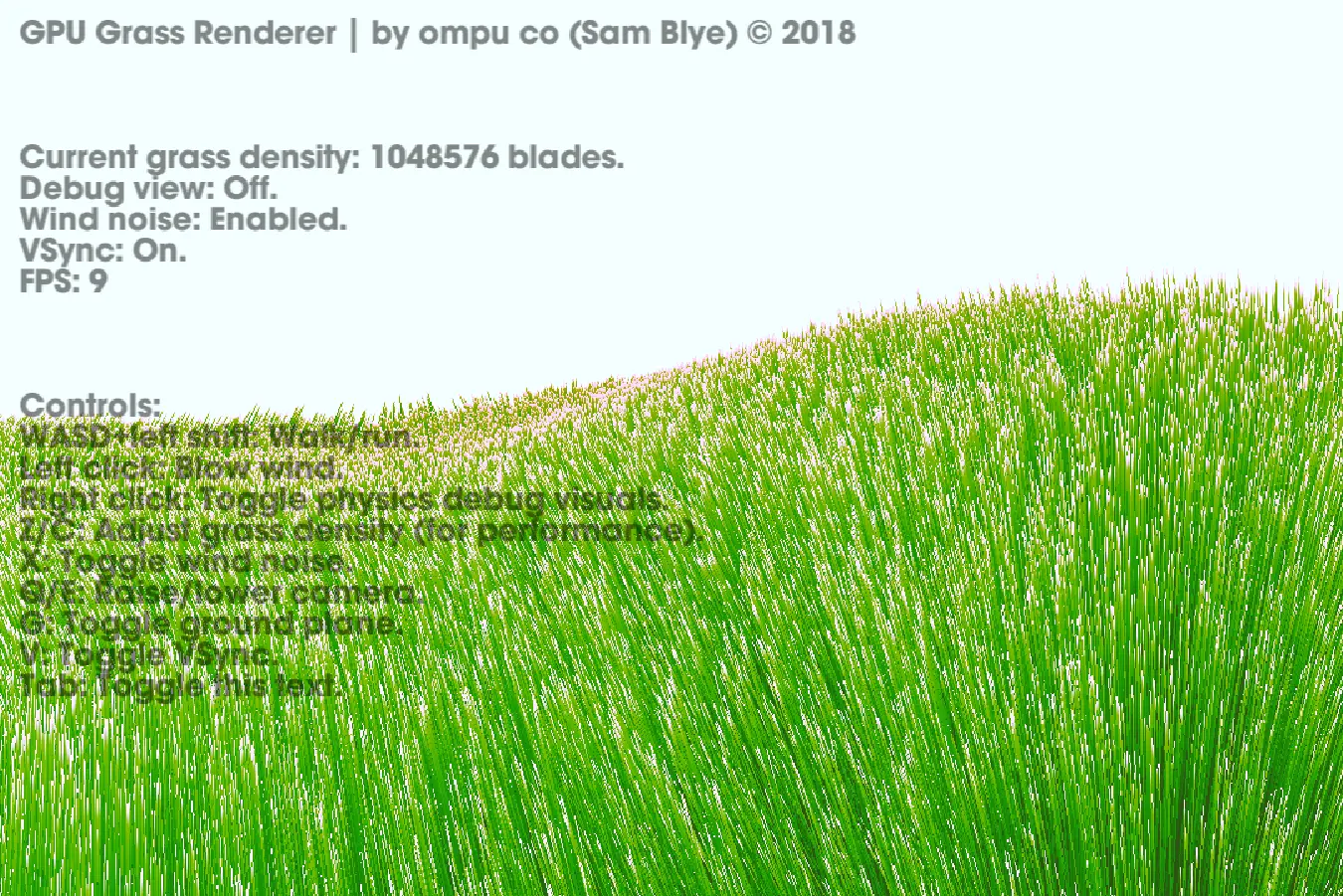 GPU Grass Renderer