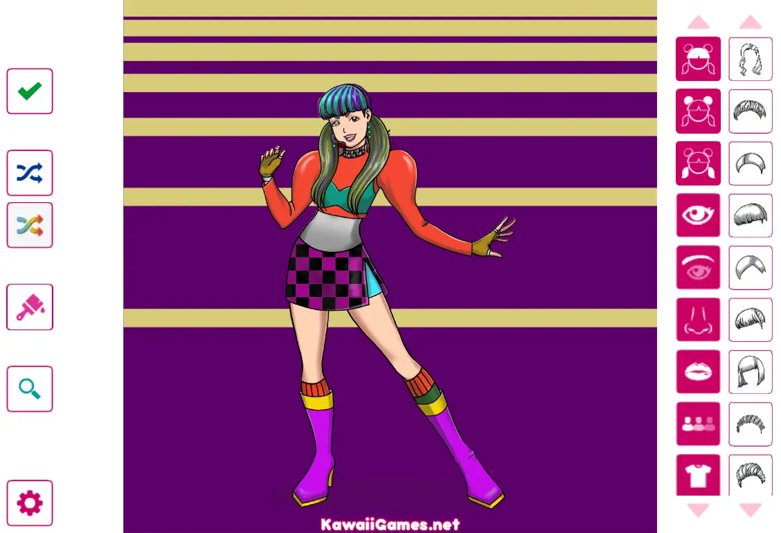 KPop Stars Dress Up Game