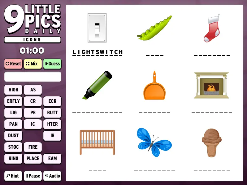 9 Little Pics Daily Icons