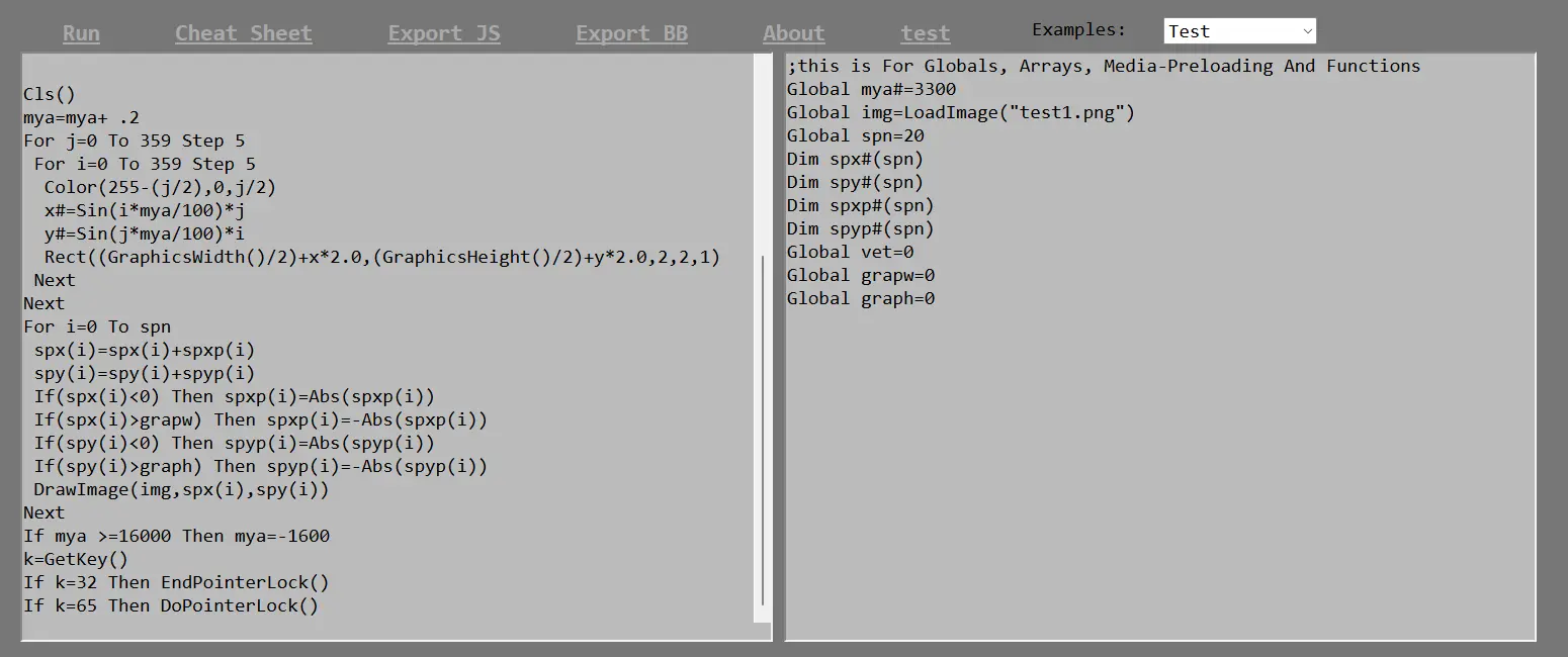 BB2JS Online Version