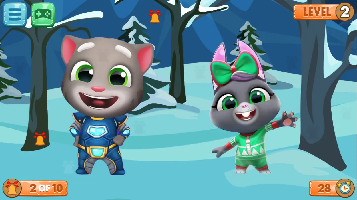 Talking Tom Hidden Bells