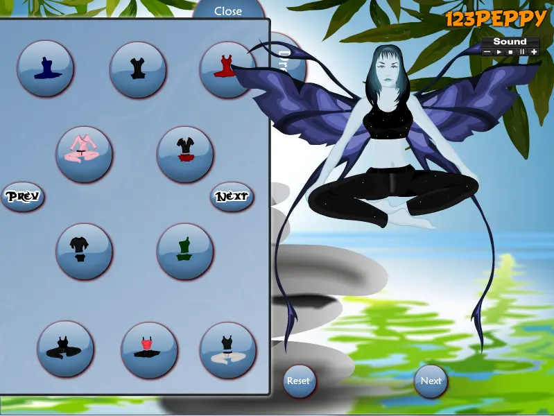 Yoga Fairy Dress Up Game