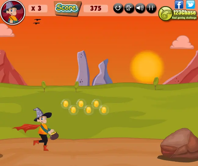 The Pirate Chasing