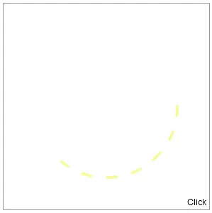 Progressively Drawn Dashed Circle