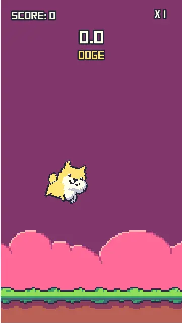 Flappy Doge - Cryptocurrency Game
