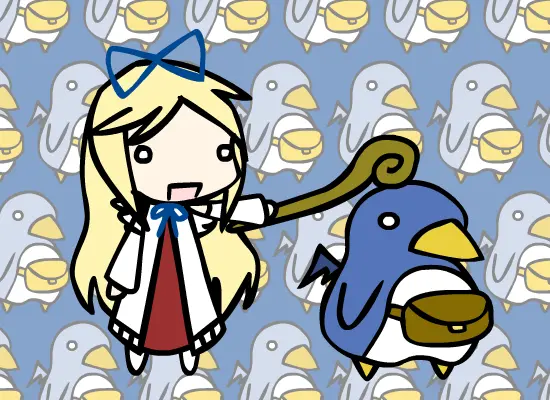 A version of Ievan Polkka starring Flonne! With a prinny!