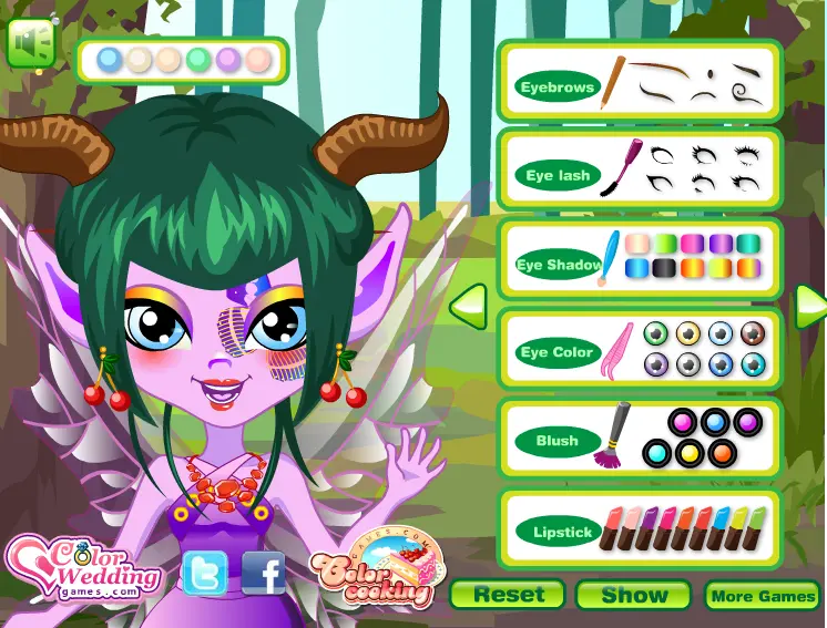 Rainbow Fairy Make Up