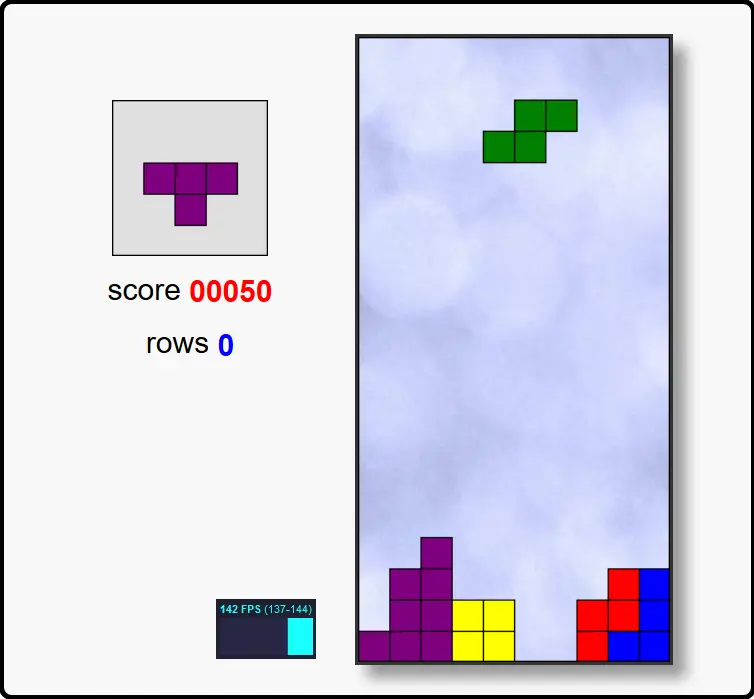 HTML5 Tetris