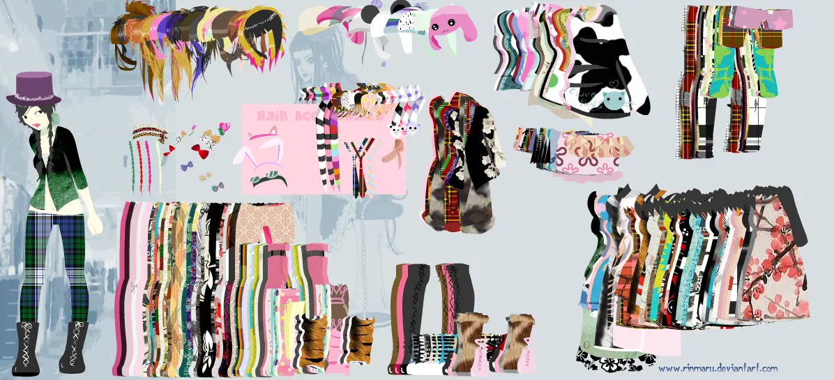 Street Fashion dress up doll