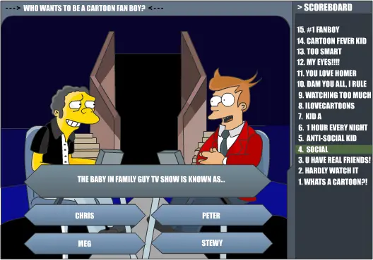 Who Wants to Be a Cartoon Fan Boy?