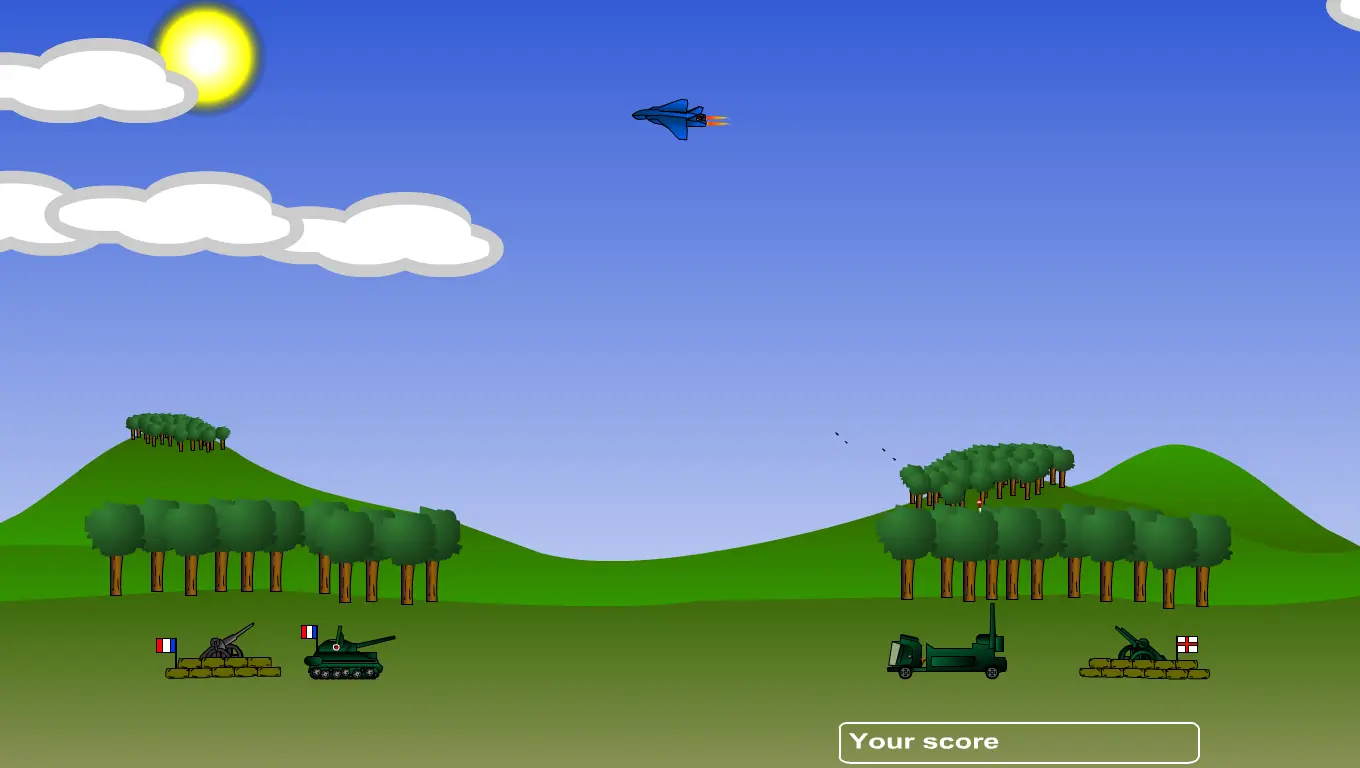 Plane War II game
