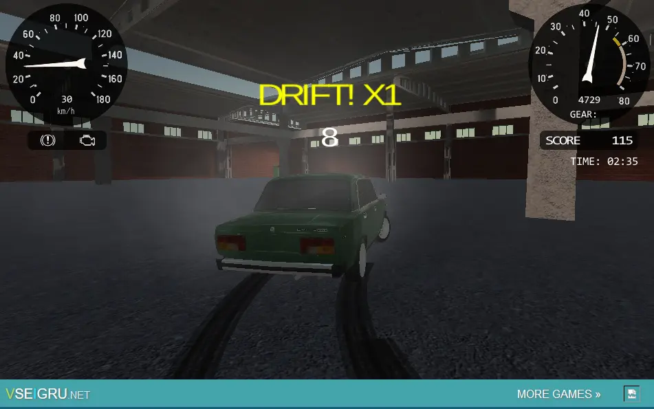 Lada Russian Car Drift