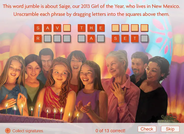 Saige Jumble