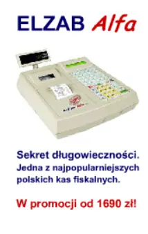 Elzab - Kasy fiskalne i waga metkująca Banner Ad