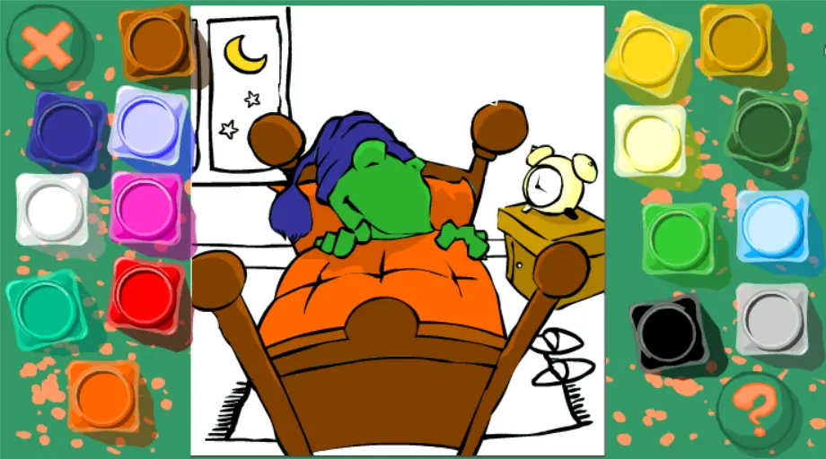 Berthe la Grenouille - Coloriage 5