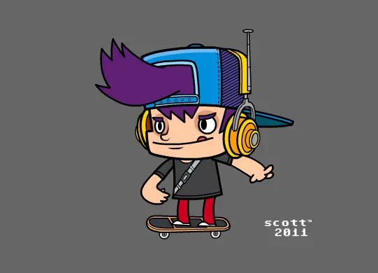 Skateboard Kid Loop