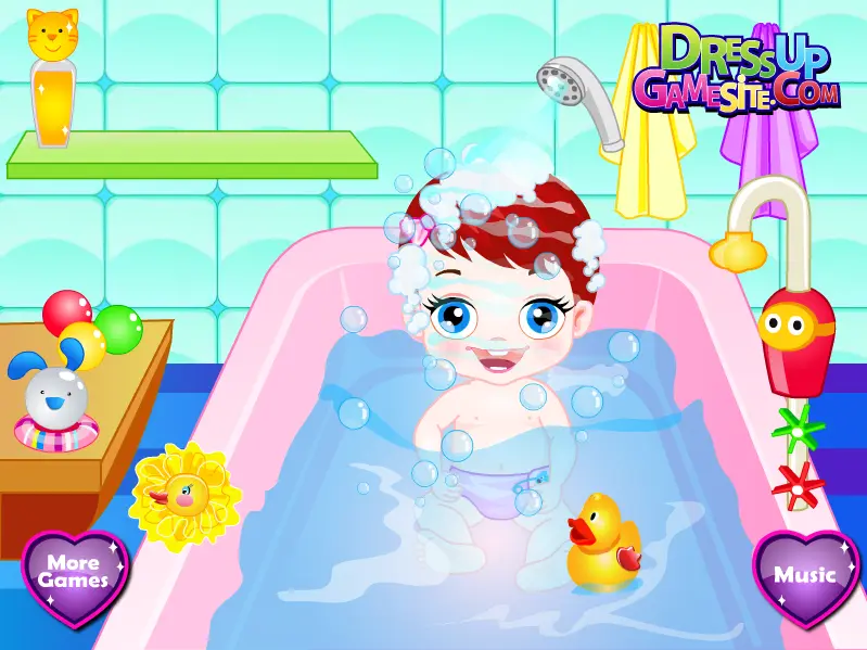 Baby Lulu Bathing