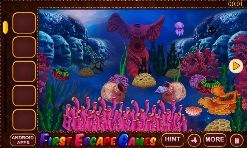 Underwater World Treasure Escape