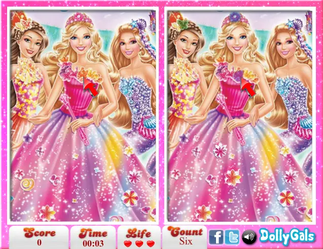 Barbie and The Secret Door: Spot 6 Diff