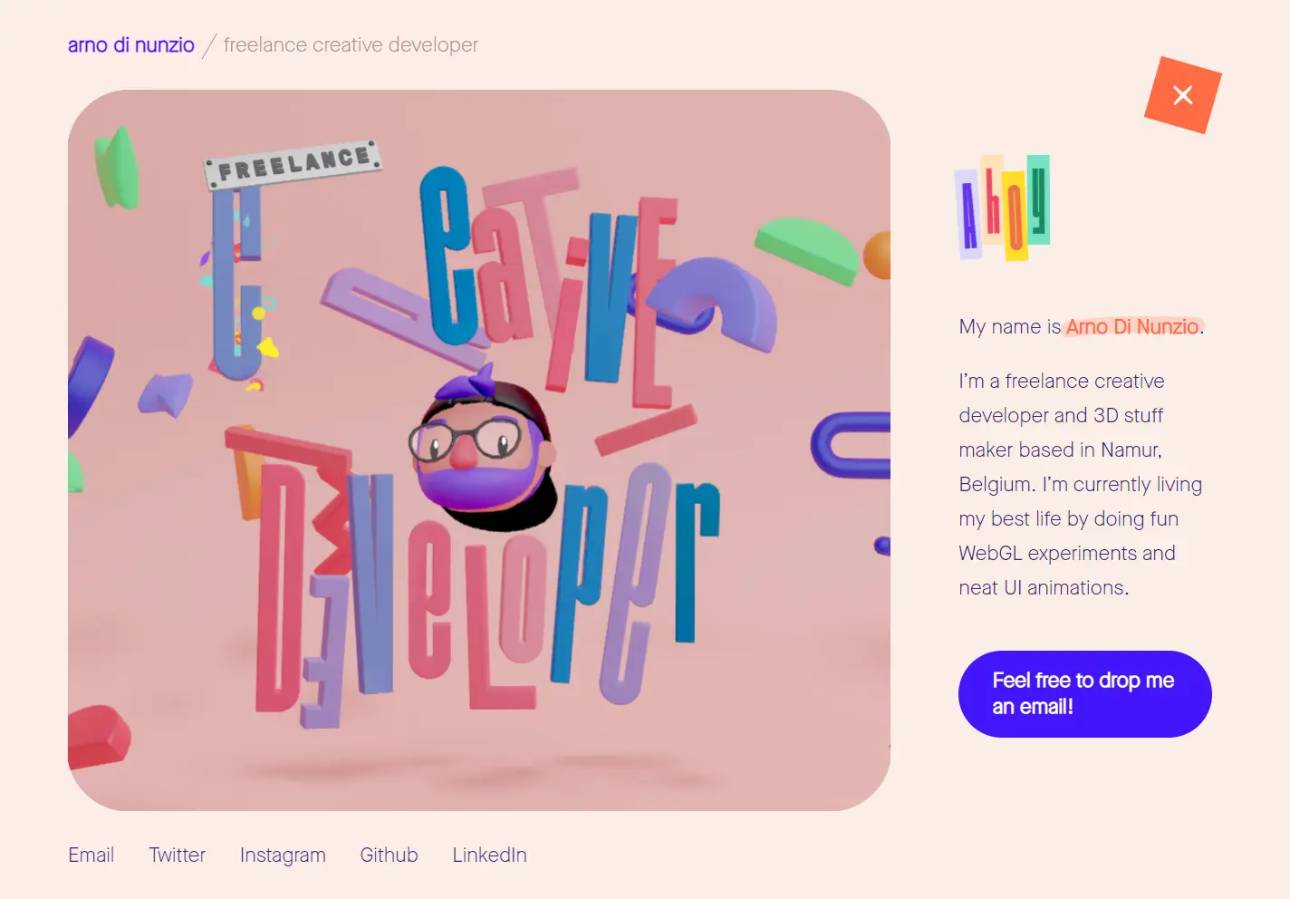 Arno Di Nunzio - Creative Developer