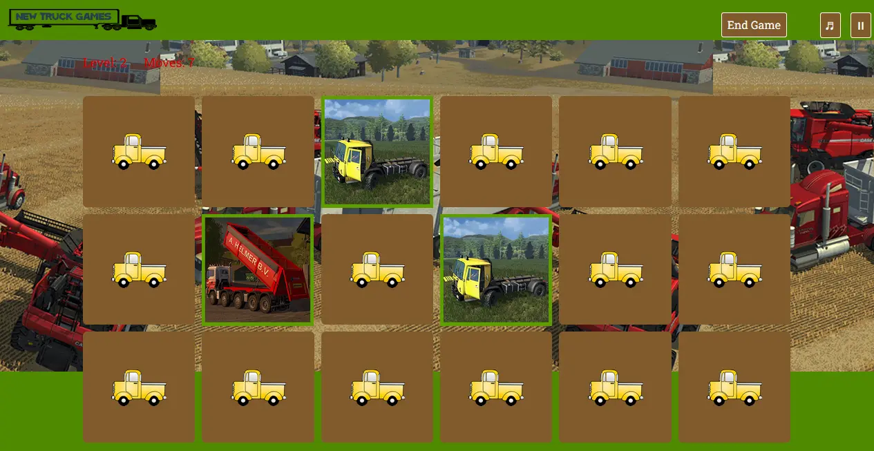 Farm Trucks Memory