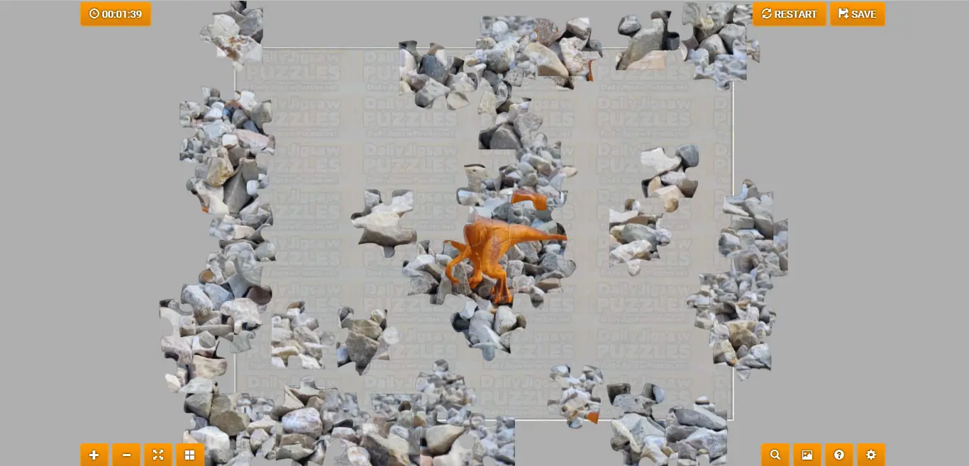 Toy Dinosaur Jigsaw Puzzle Game