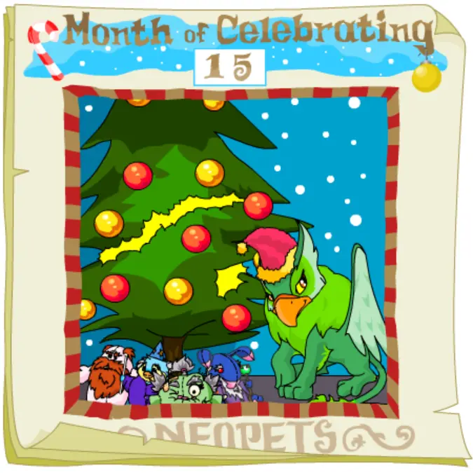 Neopets Advent Calendar 2001: Day 15