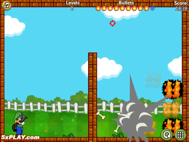 Luigi Shoot Zombie