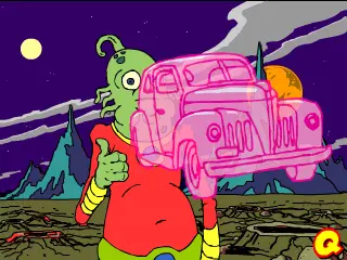 Gum Chewing Alien