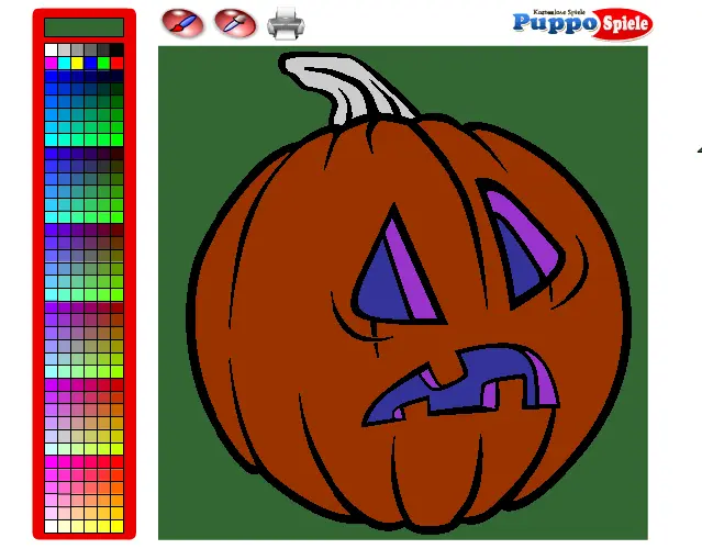 Jack O'Lantern Coloring
