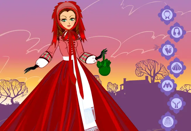 Scarlett O'Hara Dress Up Game