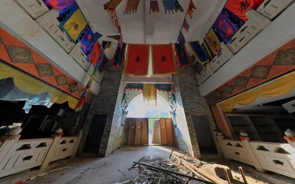 Tang Dynasty City Singapore: Ruin Entrance (360 Pano)