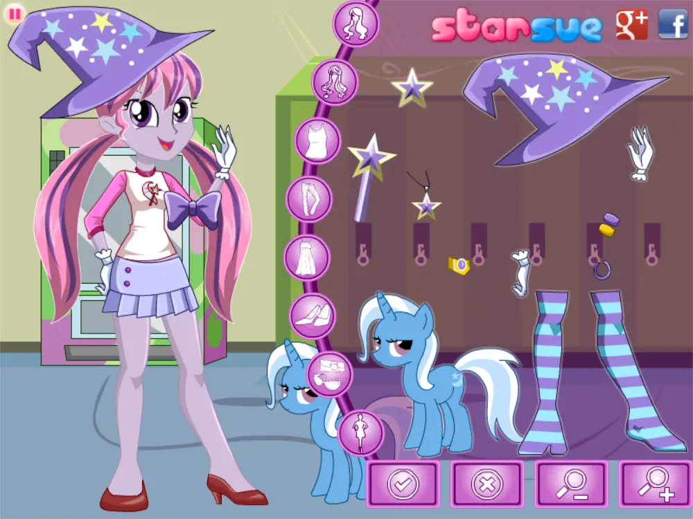 Equestria Girls: Trixie Lulamoon Dress Up