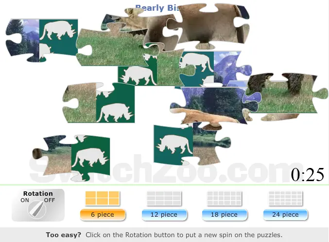 Bearly Bison (Jigsaw Puzzle)