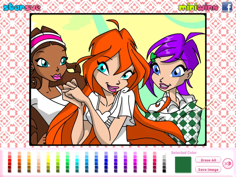 Bloom Layla Tecna Coloring Game