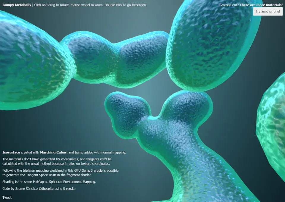 Bumpy Metaballs