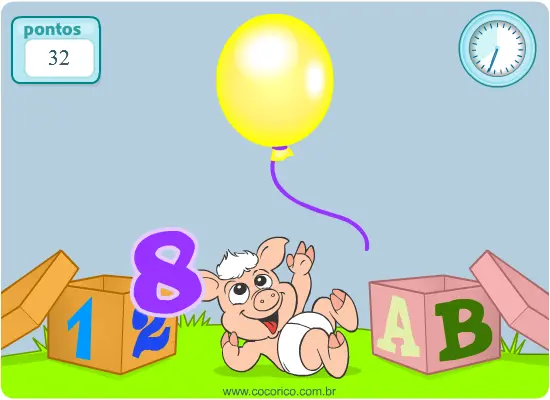 Cocoricó: Jogo das Letras e Números