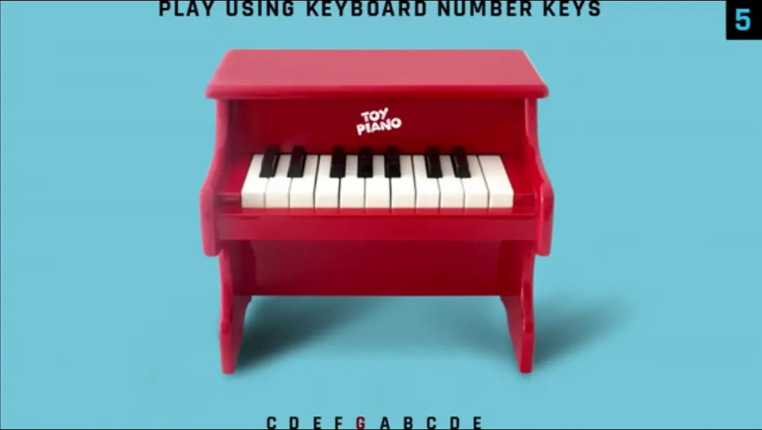 YouTube TOY Piano