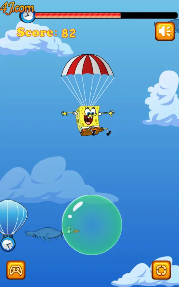 Sponge Bob Falling