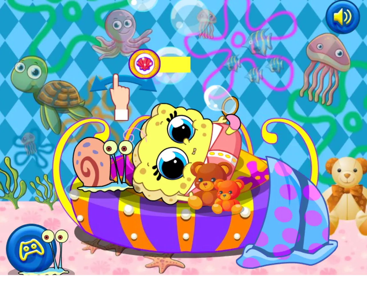 SpogeBob Baby Caring