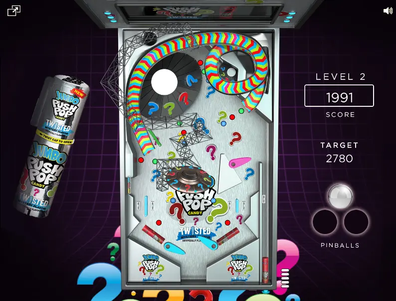 Push Pop Pinball