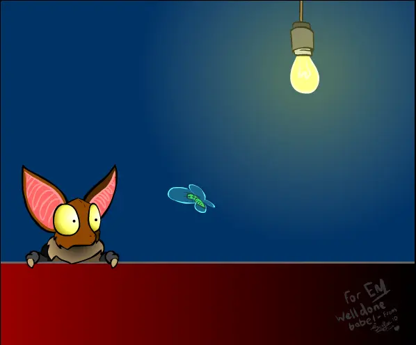 The Bat and the Firefly - Interactive Flash