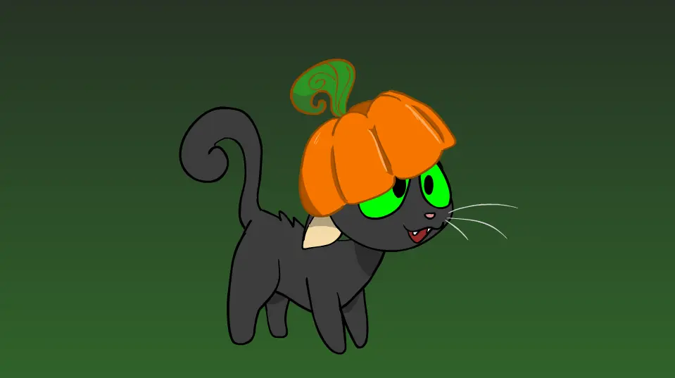 Pumpkin Cat