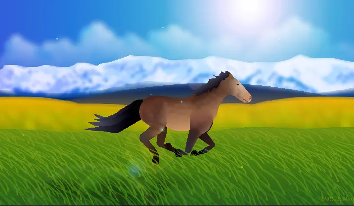 Running Horse